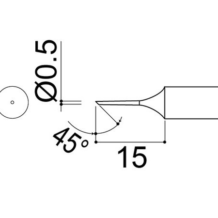 日本原 装白光 900M-T-5C 烙铁咀 烙铁头 烙铁嘴