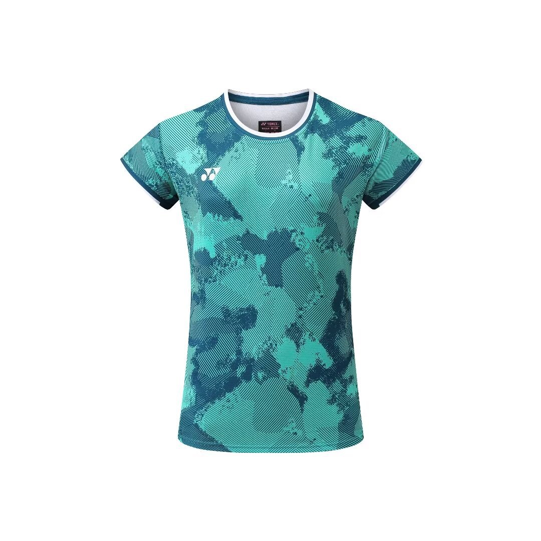 New YY Badminton Clothing Men's Competition Clothing Sports Top Women's Short-sleeved Quick-drying Children's 10575EX