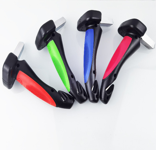 Factory direct supply car door handle Car Cane car handle four-in-one car escape hammer