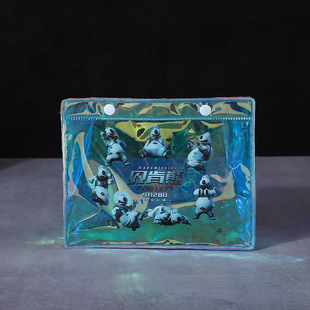 Transparent PVC Laser Travel Plastic Bag Travel Swimming Packaging Bag Travel Storage Bag