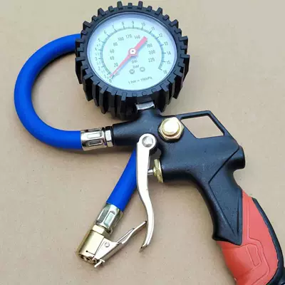 New High-Precision Tire Pressure Gauge, Air Pressure Gauge, Digital Display Pressure Measurement, Car Tire Pressure, Oil-Soaked Tire Pressure Gauge, Air Gun (Air pressure gauge/tire pressure gauge) - classic-pointer-type-tire-pressure-gauge-lb