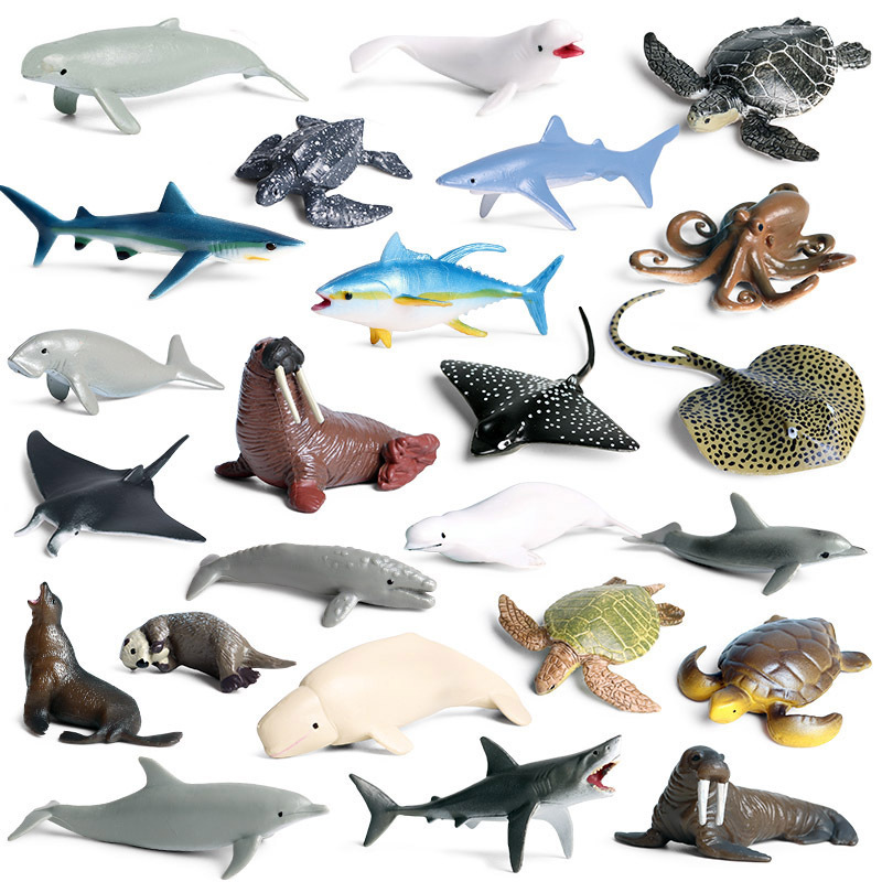Mini Simulation Marine Animal Toy Model Fleshy Micro Landscape Ornaments Whale Shark Fish Sea Lion Cake Decoration Gift Mini Simulation Marine Animal Toy Model Fleshy Micro Landscape Ornaments Whale Shark Fish Sea Lion Cake Decoration Gift