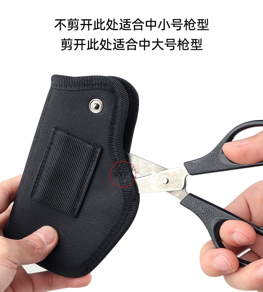 Funda de pistola de tracción rápida, diseño compacto