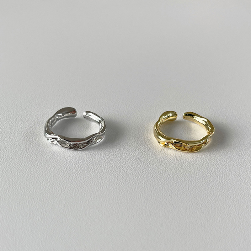 Fashion Geometric Copper Plating Open Ring