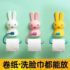 トイレティッシュホルダー防水穴なしトイレティッシュペーパートイレットペーパークリエイティブ漫画ロール紙ボックス