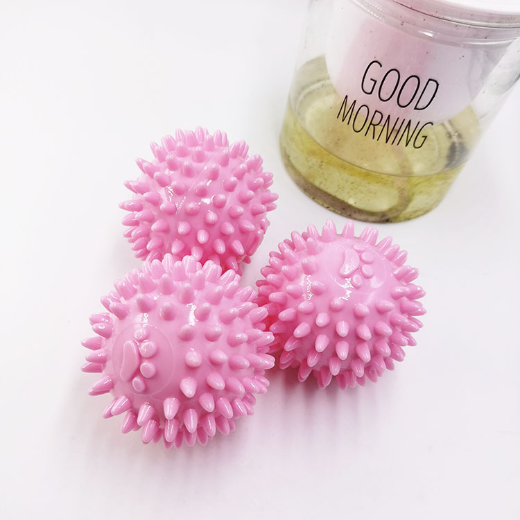Nuevo juguete para perros TPR mascota molar juguete interactivo Limpieza de dientes saludables huellas resistentes a mordeduras Bola de espina en stock al por mayor