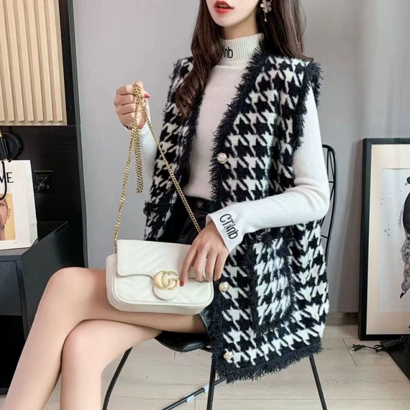 Осенняя жилетка, trench coat, стиль Chanel, плюс размер