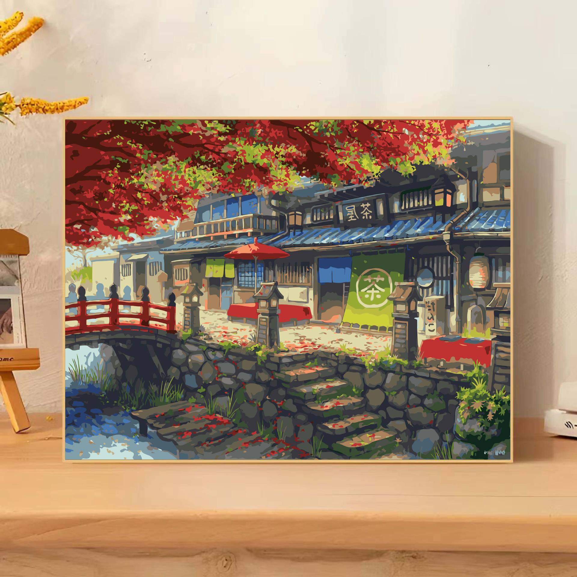 Pintura al óleo digital hecha a mano diy relleno sala de estar decoración de pintura colgante arte relleno pintura al óleo al por mayor