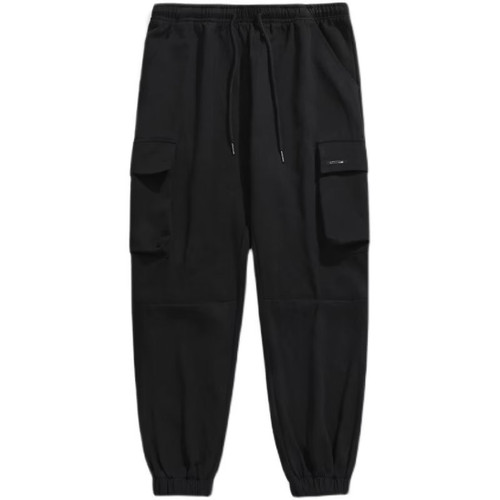 Workwear Loose Ankle Hem Men's Summer Thin Casual Streetwear Brand Pants with Multiple Pockets for Teenagers