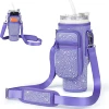 Diamond belt bag purple