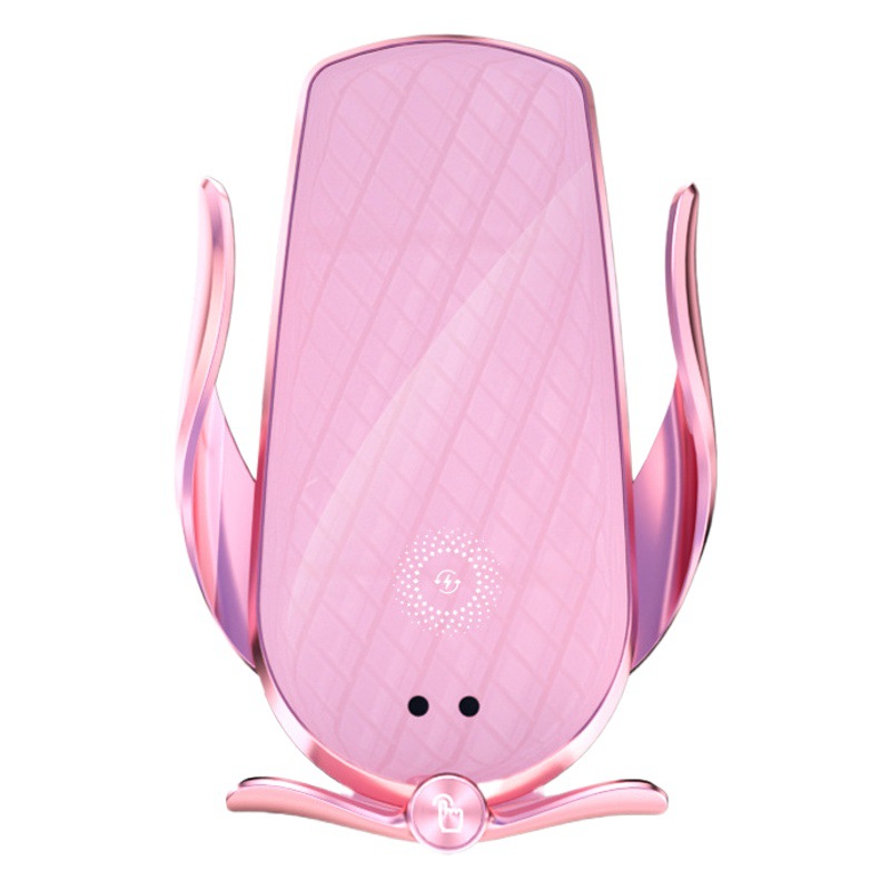 Magia clip M123 cargador inalámbrico de coche soporte de teléfono móvil de inducción automática de sujeción eléctrica marco de navegación soporte de coche