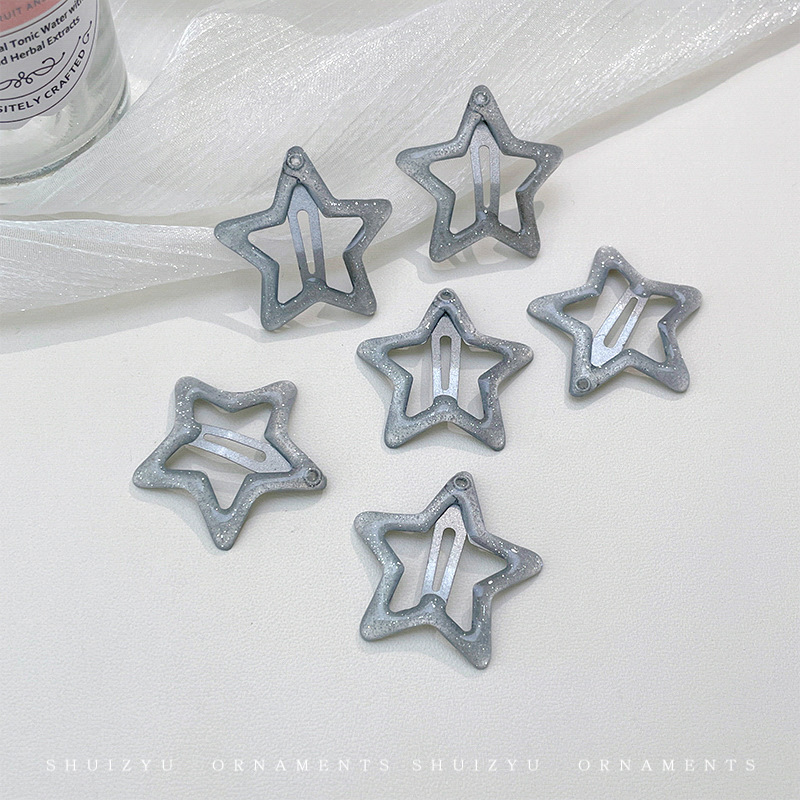 Dopamina de color estrellas amor clip de cabello de la niñez clip de fránta clip de cabello BB clip de cabello adorable joyas de cabello