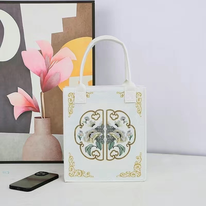 국민트렌드 화이트 핸드백 30*26*10