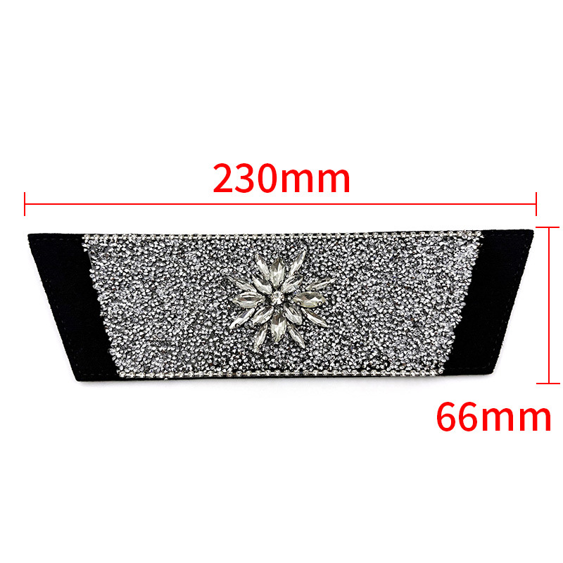 Nuevos accesorios de zapato DIY una sola forma de sandalias de diamante semiacabados zapatillas taladro superior