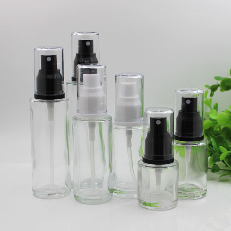 现货20 30 40 50 60 80ml透明玻璃化妆品分装瓶 玻璃瓶喷雾瓶空瓶