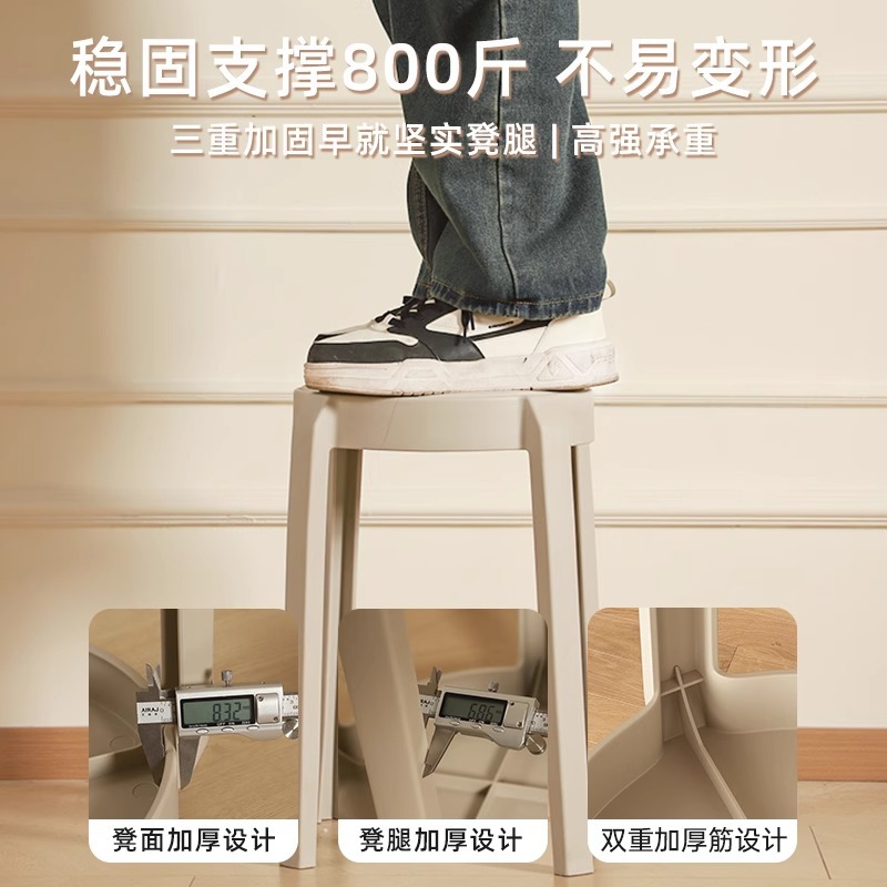 Taburetes de cuero de plástico de paquete blando, taburetes de comedor simples, taburetes comerciales altos.