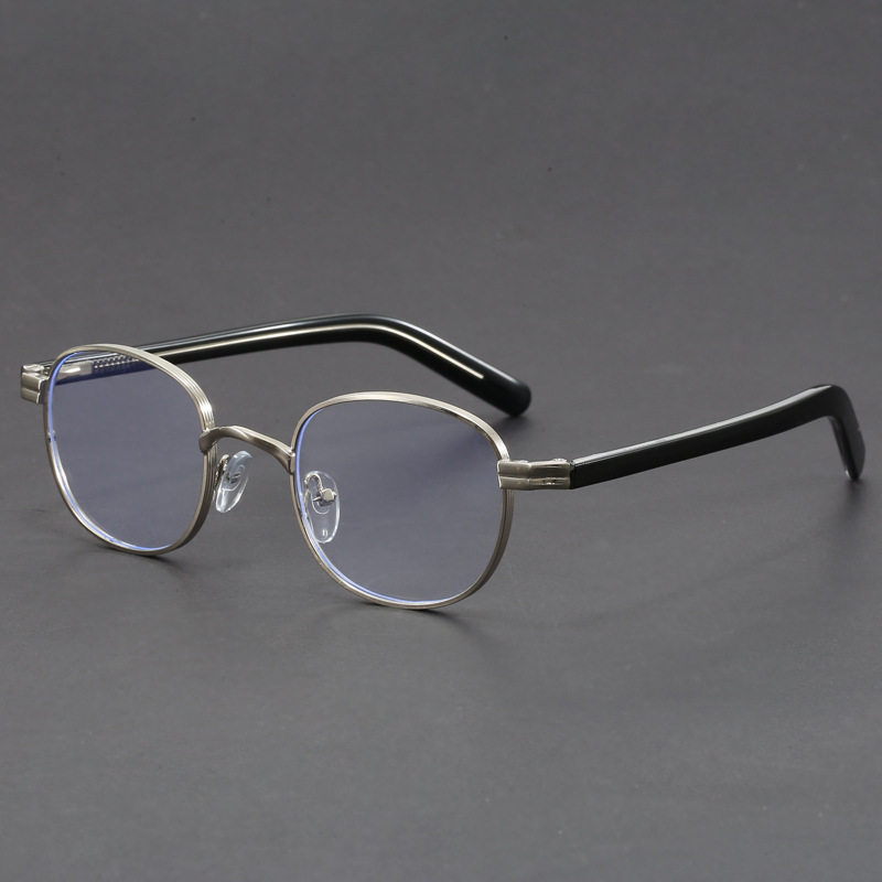 Versatile Minimalist New Model Of The "Ten Thousand Years Turtle" Style Wide-rimmed Myopia Glasses For Men, Anti-blue Light Flat Glasses,_voghion.com