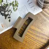 8.5 cm square clip-coffee color