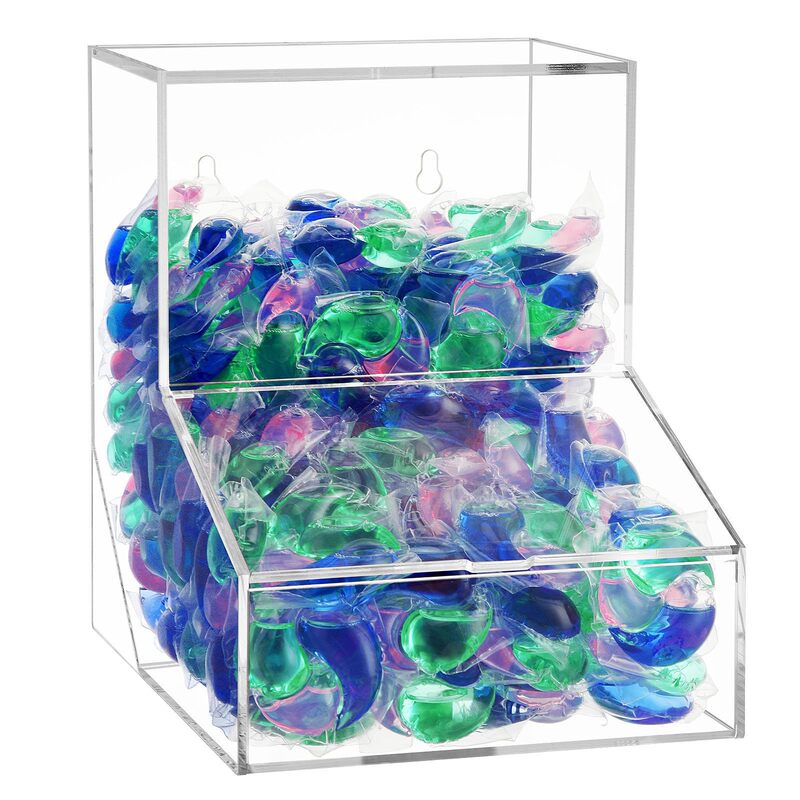 Cross-Border Acrylic Laundry Box with Lid, Sticky Dishwasher Pod Dispenser, Laundry Room Coffee Candy Snack Dispenser Cross-Border Acrylic Laundry Box with Lid, Sticky Dishwasher Pod Dispenser, Laundry Room Coffee Candy Snack Dispenser