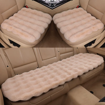 Rabbit Plush Car Cushion Bubble Seat cushion, seat cover