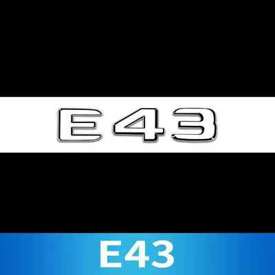 Car logo — and car stickers - standard-e43-is-the-same-as-the-original-car