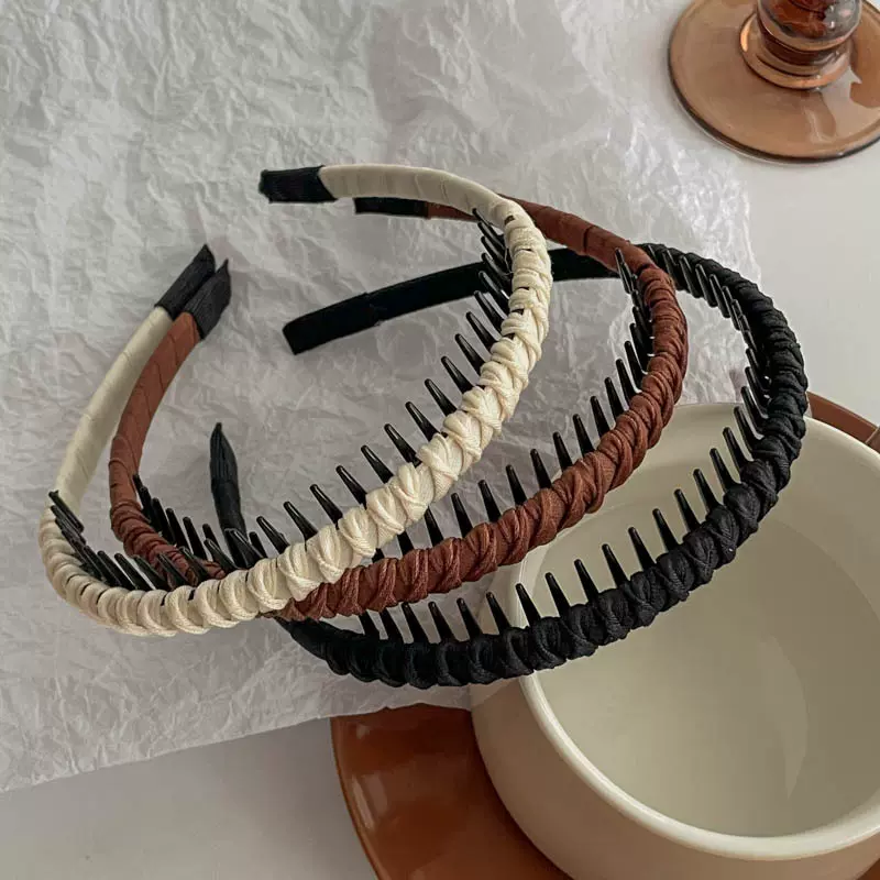 发箍女高颅顶压发头箍洗脸专用防滑碎发发带简约女款秋冬发卡头饰