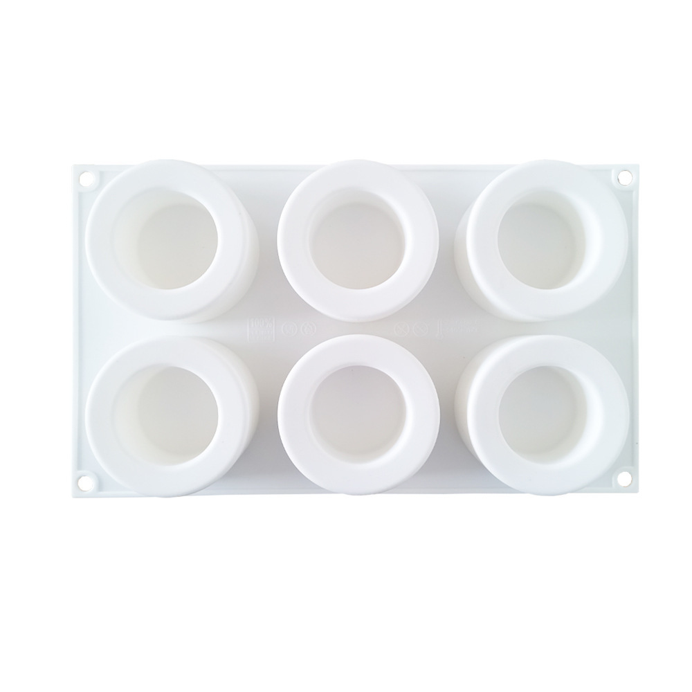 Silicone 6 copas 156 galletas molde de silicona molde de postre molde de hielo pastel horneado harina de arroz