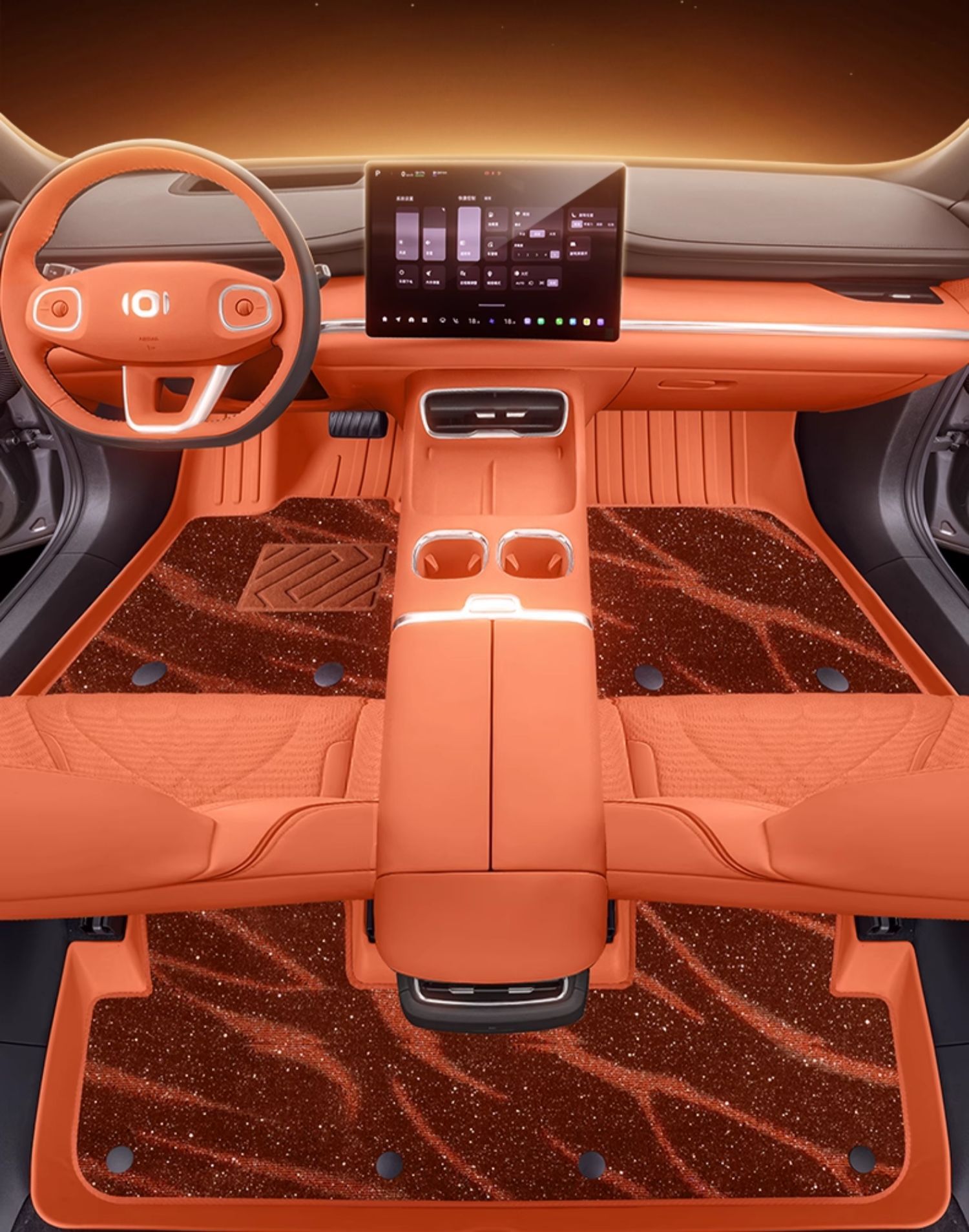 Suitable for Qiyuan Q07 Trunk Mat Tpe Changan Automobile 2025 New Trunk Mat Modified Decorative Foot Mat Supplies