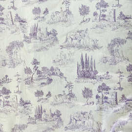 全棉40支数码印花面料厂家批发纯棉碎花布童装成人家居服箱包府绸