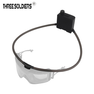 Real Cs Tactical Goggles Shooting Glasses with Blower Anti-Fog Device Glasses Defogging Accessories
