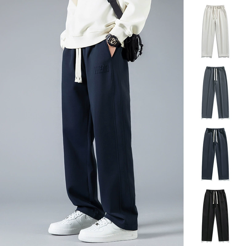 Мужские брюки весна 2025, модный американский стиль, плотные, повседневные, свободные спортивные штаны