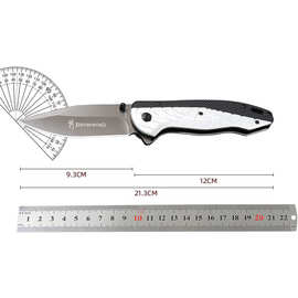 户外折刀不锈钢小刀G10手柄水果刀EDC阳江刀具代发不锈钢折叠刀