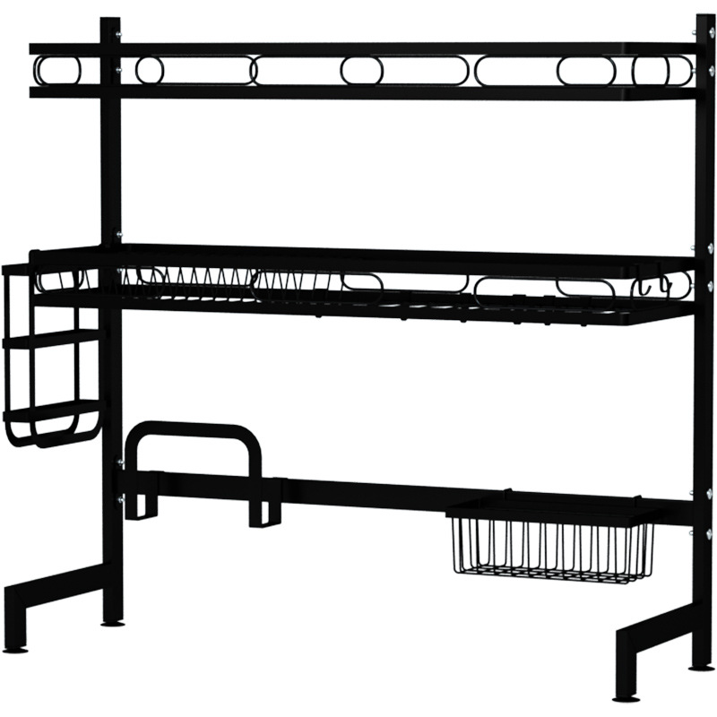 Fregadero de la cocina estante de almacenamiento estante tazón de fuente de drenaje estante vajilla plato rack de drenaje tazón de fuente de almacenamiento de suministros de cocina rack de almacenamiento