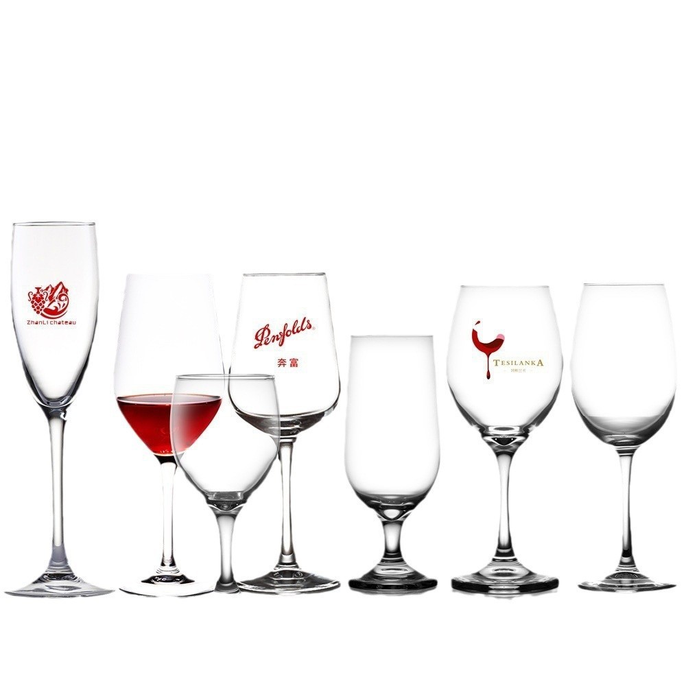 Fábrica directa de alto valor de tazas de vino, tazas de champán, tazas de vino creativas, logotipo de comercio electrónico