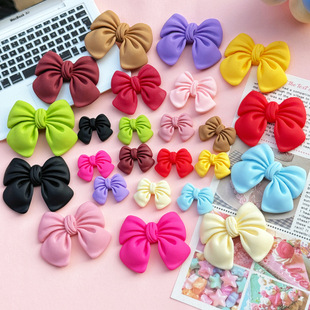Hot Bow DIY Resin Jewelry Handmade Creative Material Mobile Phone Case Car Decoration Cup Patch Material Wholesale