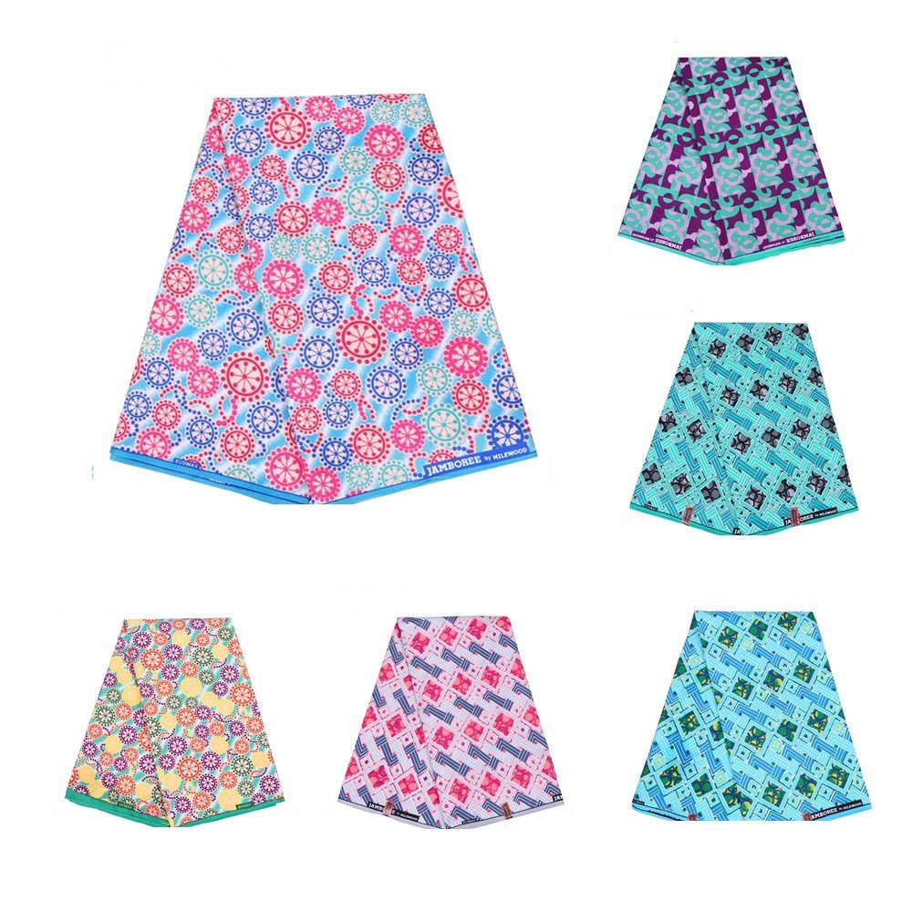 Cross-border sourcing African printed polyester clothing fabric ethnic style fabric dropshipping one piece