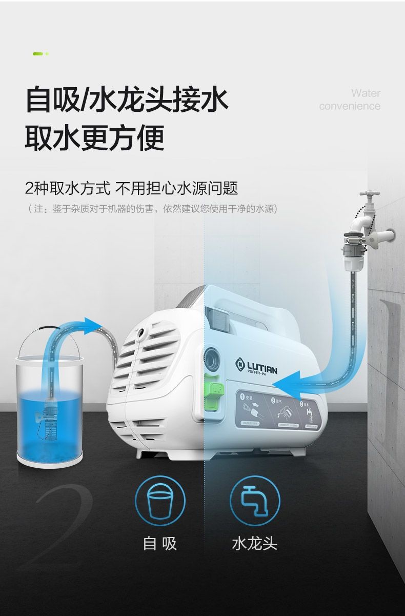 Greenfield Pufferfish Ultra-High Pressure Car Washer Household 220V Water Pump Fully Automatic Cleaning Machine Water Gun High Power Handy Gadget