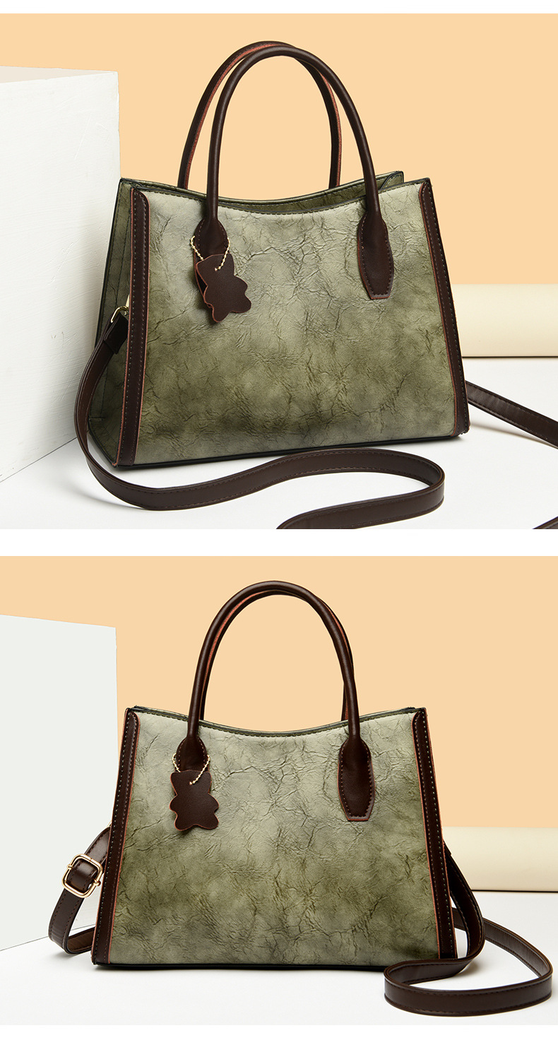 Women's Large Capacity Tote Handbag Soft Leather Elegant Bag_voghion.com