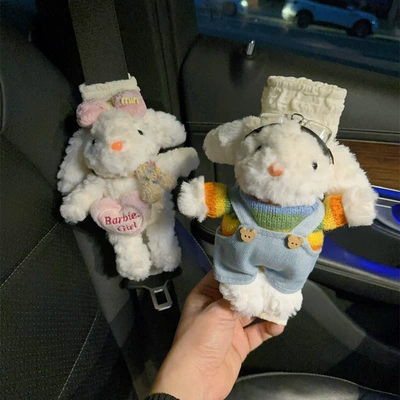 Car seat belt shoulder pad cute cartoon safety belt protective cover extended car interior decoration net red women