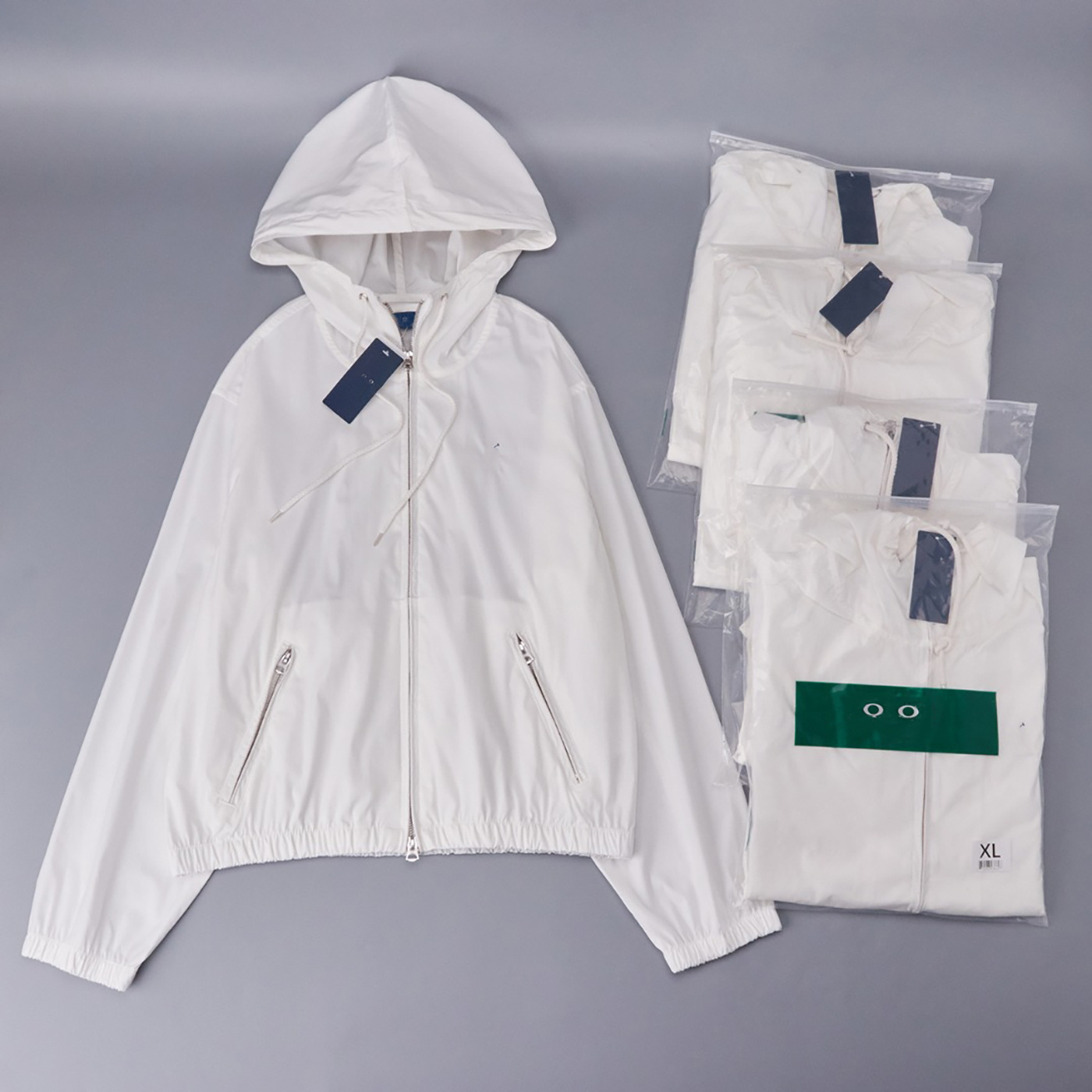 2025 New Early Autumn Classic Exquisite Embroidered Hooded Zipper Water-Repellent Jacket