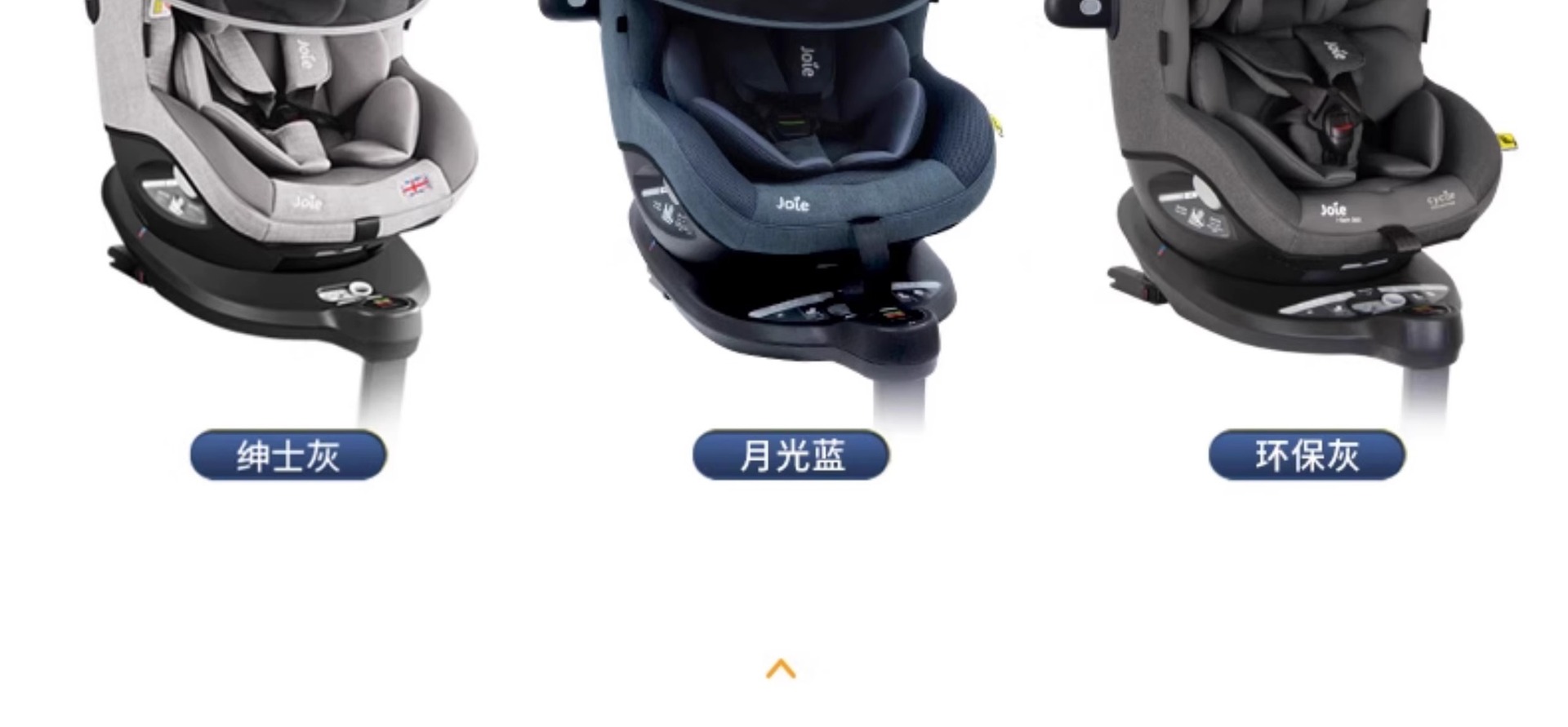 Joie Kids Safety Seat Adac Car Car for 0-4 Years Old 360 Rotating Gyro Warrior Pro