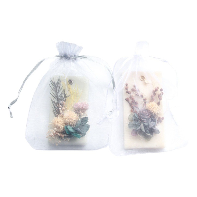 Meiqier DIY aromaterapia cera hoja embalaje cordón bolsa de malla aromaterapia yeso bolsa de malla hoja de cera bolsa de embalaje exterior