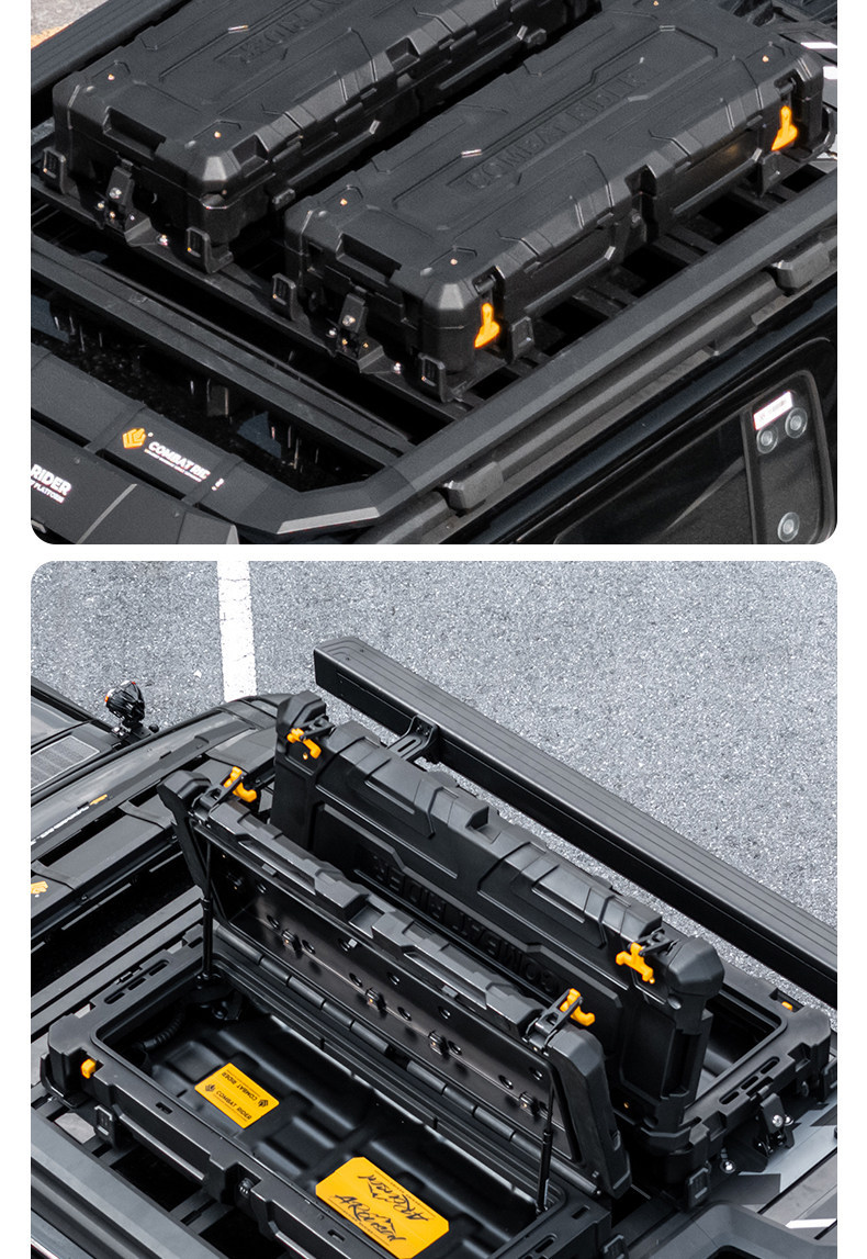 Explorer Car Roof Equipment Box, Off-Road Vehicle Modification Parts, Outdoor Expansion Roof Box, Car Storage Luggage Rack