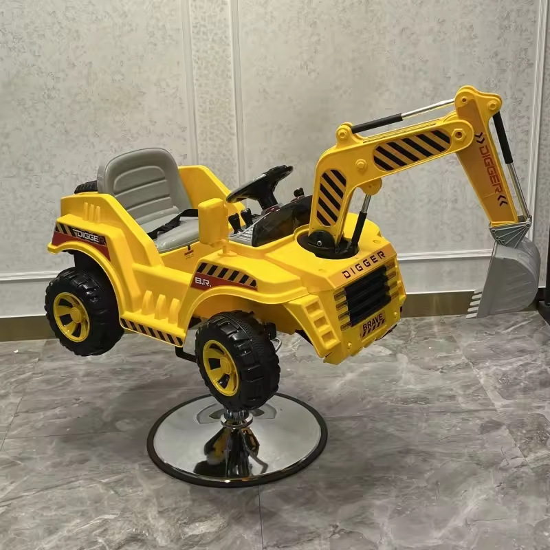 Silla de peluquería transfronteriza para niños silla de cabello giratoria silla de elevación salón de peluquería multifuncional asiento de automóvil de dibujos animados al por mayor image 47