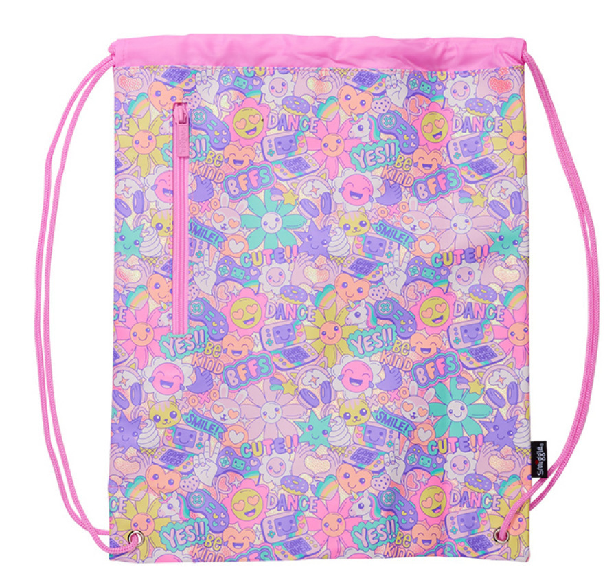 Australia Smiggle mochila para niñas rosa serie de sol de gran capacidad mochila ligera mochila escolar