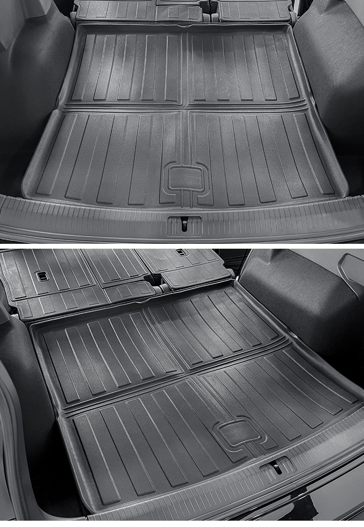 Suitable for 24 Volkswagen Tiguan L/L Pro Car Floor Mats, Fully Environmentally Friendly Tpe Floor Mats, Trunk Mats and Backrest Mats