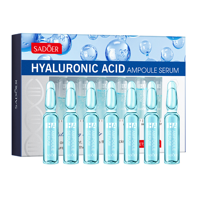 SADOER Hyaluronic Acid Ampoule Essence Hydrating Moisturizing Nourishing Skin Rejuvenation Facial Serum_voghion.com