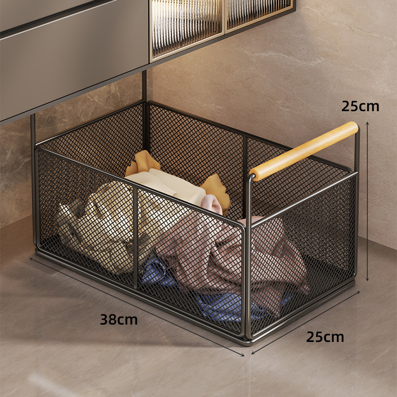 Estante Organizador Bajo Lavabo de Hierro Móvil para Baño image 13