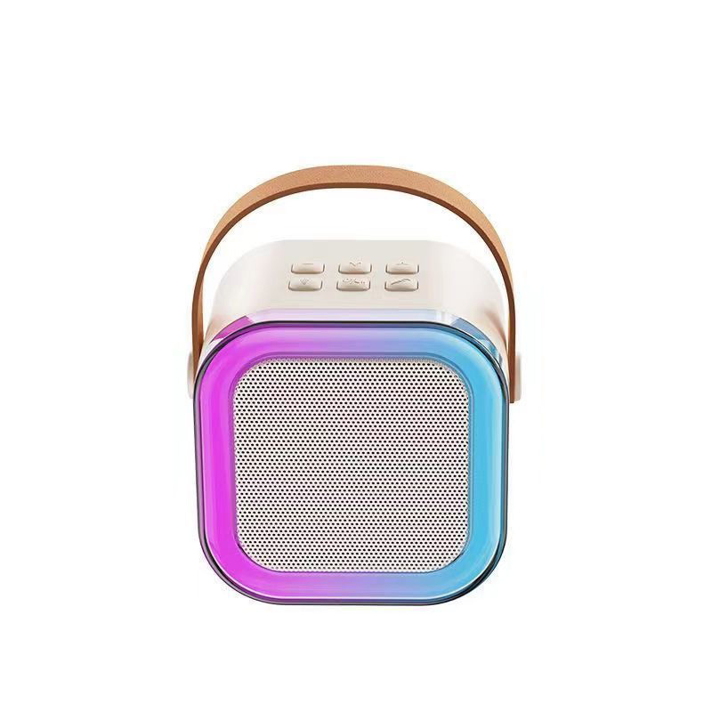 クロスボーダーミニポータブル Bluetooth スピーカーカラオケマイクワイヤレス Bluetooth オールインワンカラオケ歌う家族 KTV|undefined