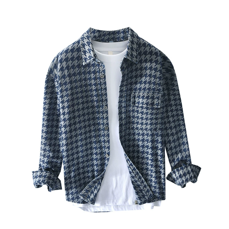 Japanese autumn shirt, set, oversize